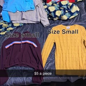 Prices/size is included on photos